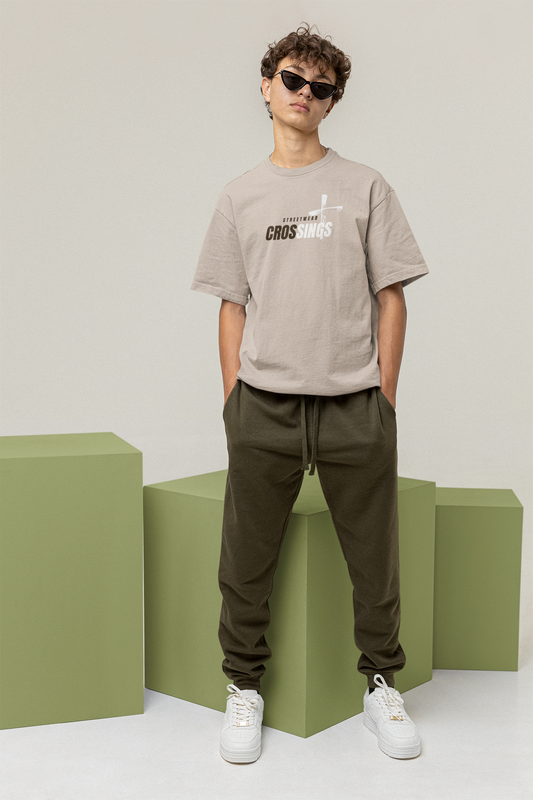 Oversized Crossings Streetwear Signature by B