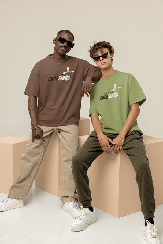 Oversized Crossings Streetwear Signature by B